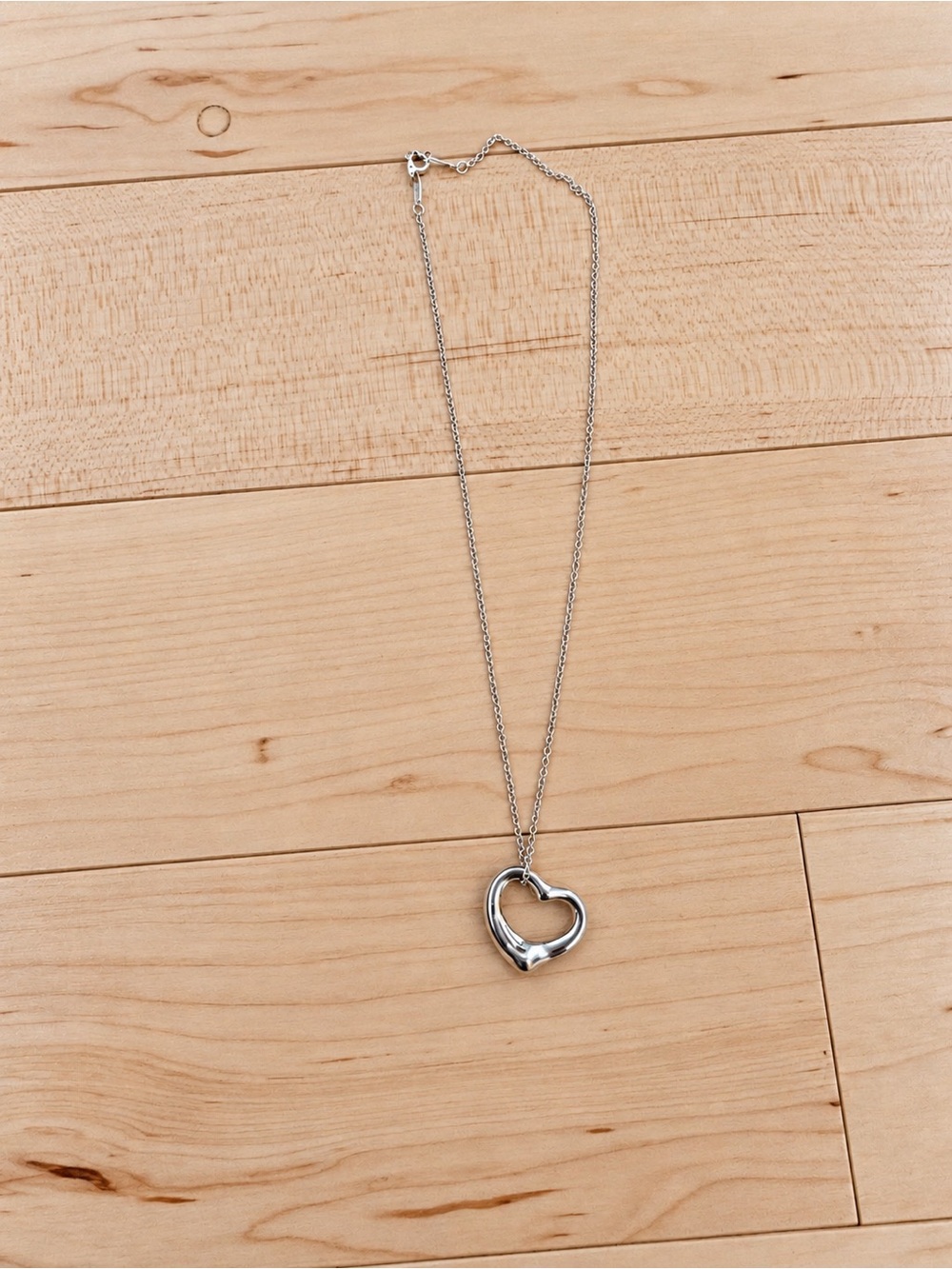 Vintage Tiffany & Co heart necklace